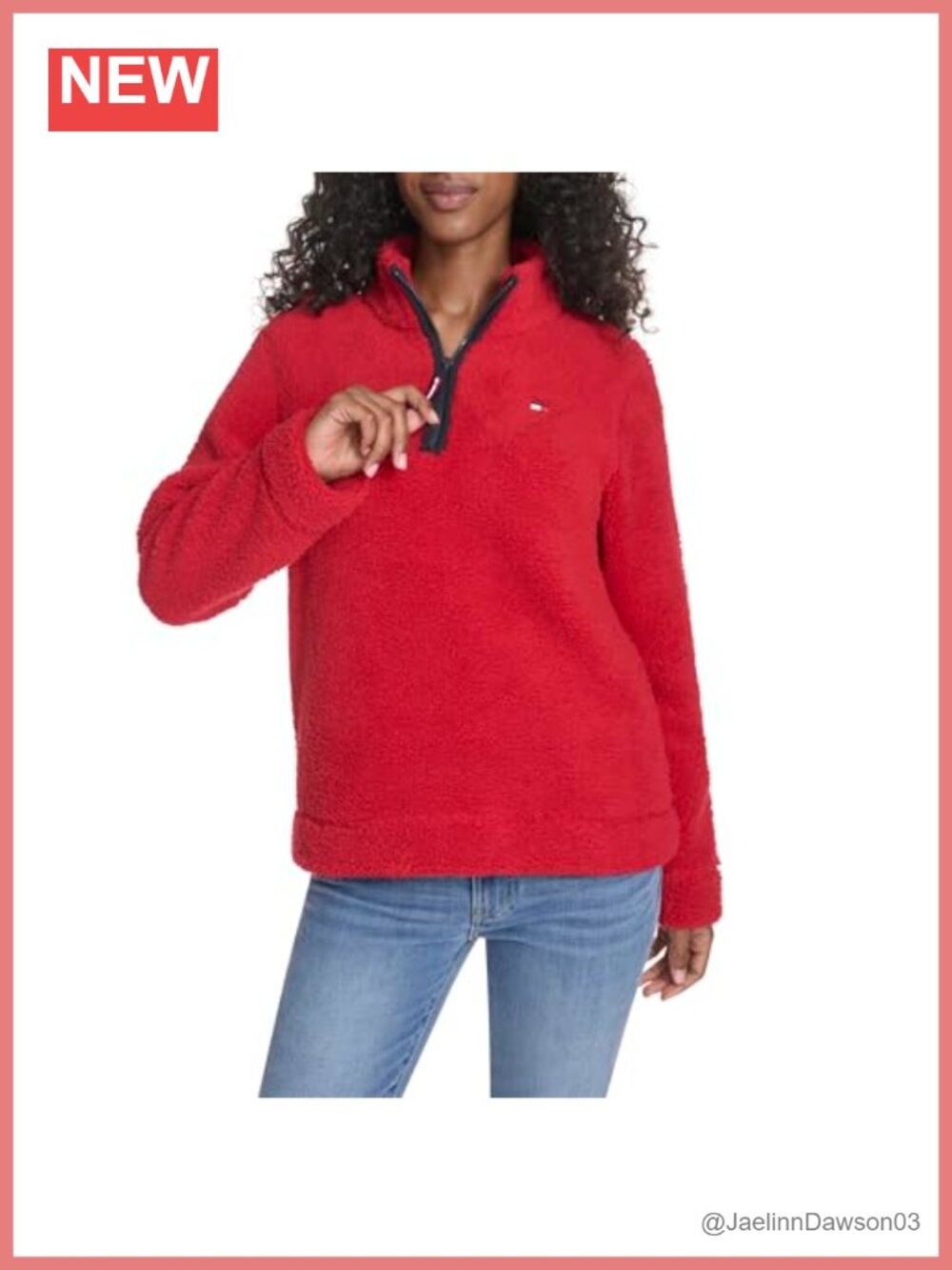 Quarter Zip Mockneck Sherpa Soft Pullover Sweater